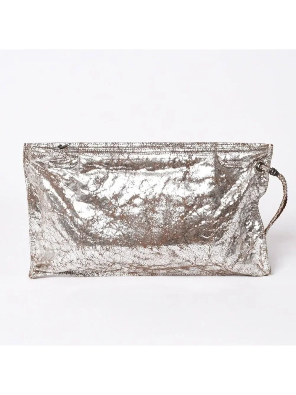 Chrome Hearts BS Flare Clutch Flat 925 Sterling Silver Metallic